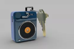 keychain speaker  3D model