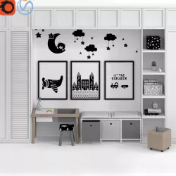 Kid Furniture composition Full set 3D model