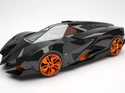 Lamborghini Egoista 3D model