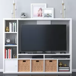 LAPPLAND TV storage unit  black-brown and white 3D model