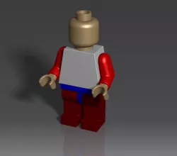 lego figure 3D model