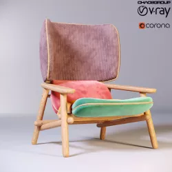 Lilo Wing Chair 3D model