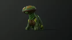 low level Forest Creature  Low-poly  3D model