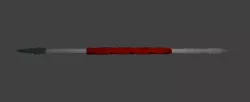 Low-Poly Bone Spear 3D model