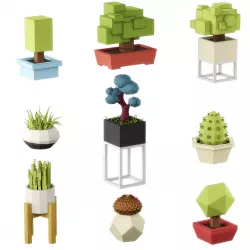 Low poly plants 3D model