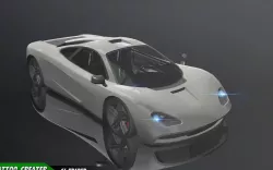 Lowpoly McLaren Super Racing Car 3d model Low-poly  3D model