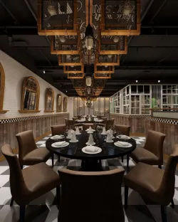 LUXURY RESTAURANT 05 3D model