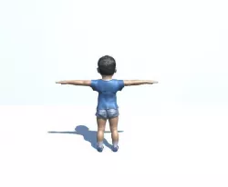 Male Child 3D model