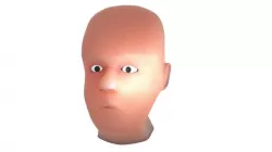 maya face 3D model