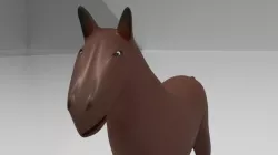 maya horse 3D model
