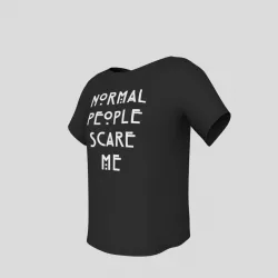 Men Fandom T-Shirts Low-poly  3D model