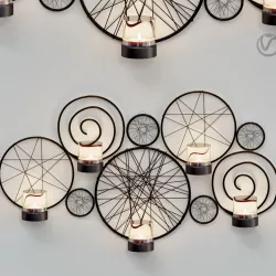 Metal wall 3D model
