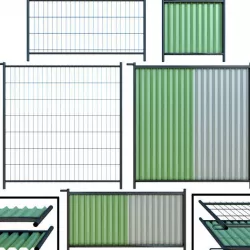 Metal Wicket fence 3D model