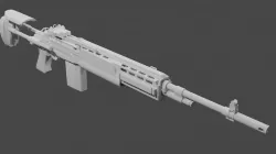 MK EBR Low-poly  3D model