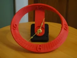 Mobius Strip Clock for wall or desk