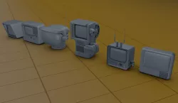 Monitor Set Volume 1 3D model