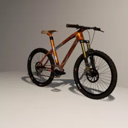 Mountain Bike 1 Low-poly  3D model