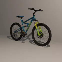 Mountain Bike 10 Low-poly  3D model