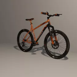 Mountain Bike 11 Low-poly  3D model