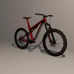 Mountain Bike 2 Low-poly  3D model