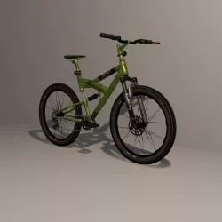 Mountain Bike 3 Low-poly  3D model