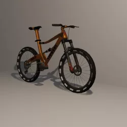 Mountain Bike 5 Low-poly  3D model