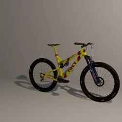 Mountain Bike 6 Low-poly  3D model