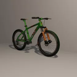 Mountain Bike 7 Low-poly  3D model