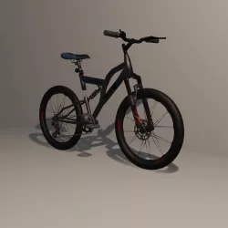 Mountain Bike 9 Low-poly  3D model