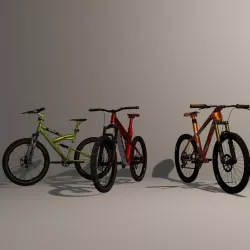 Mountain Bike Pack 1 3D Model Collection