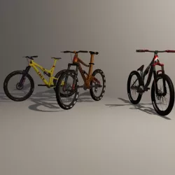 Mountain Bike Pack 2 3D Model Collection