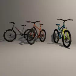 Mountain Bike Pack 4 3D Model Collection
