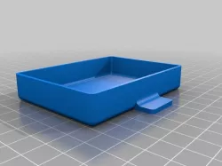 My Customized drawer box with hex pattern sides