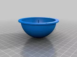 My Customized Parametric big button (now with microswitch!)
