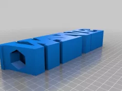 My Customized TEXT pencil holder