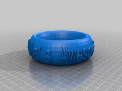 My Customized Text Ring/Bracelet/Crown Thing