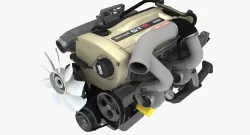 Nissan RB26DETT N1 Spec Nur engine Low-poly  3D model