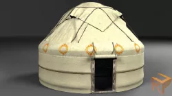 nomads tent 3D model