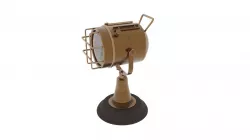 Old nautical table projector lamp Low-poly  3D model