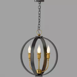 Olivier Frosted Gold Candles 3D model