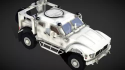 Oshkosh M-ATV Military All Terrain Vehicle 3D Model Low-poly  3D model