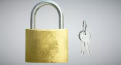 Padlock Low-poly  3D model