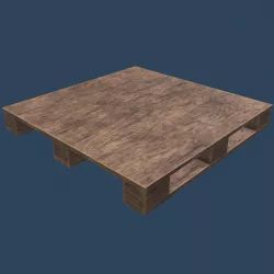 Pallet  Low-poly  3D model