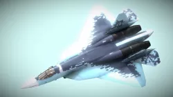 PBR SU 57 5th Gen Jet Fighter 3D Model Low-poly  3D model