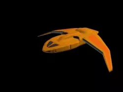Phoenix Class Interceptor Low-poly  3D model