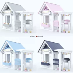Playhouse - Wendy house for children 3D model