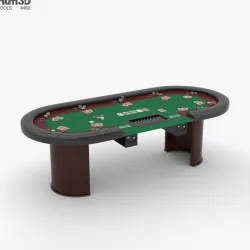 Poker Table 3D model