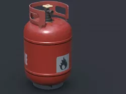Propane Low-poly  3D model