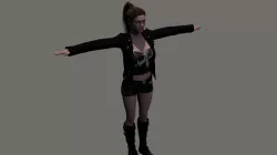 Punk Ruby Low-poly  3D model