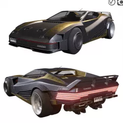 Quadra V-Tech from Cyberpunk 2077 3D model